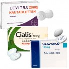 Viagra-Cialis-Levitra Kautabletten im Testpaket